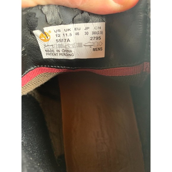 Timberland Earthkeepers Brook Park Black Leather Chelsea Boots 5517A Mens 12 main image 4